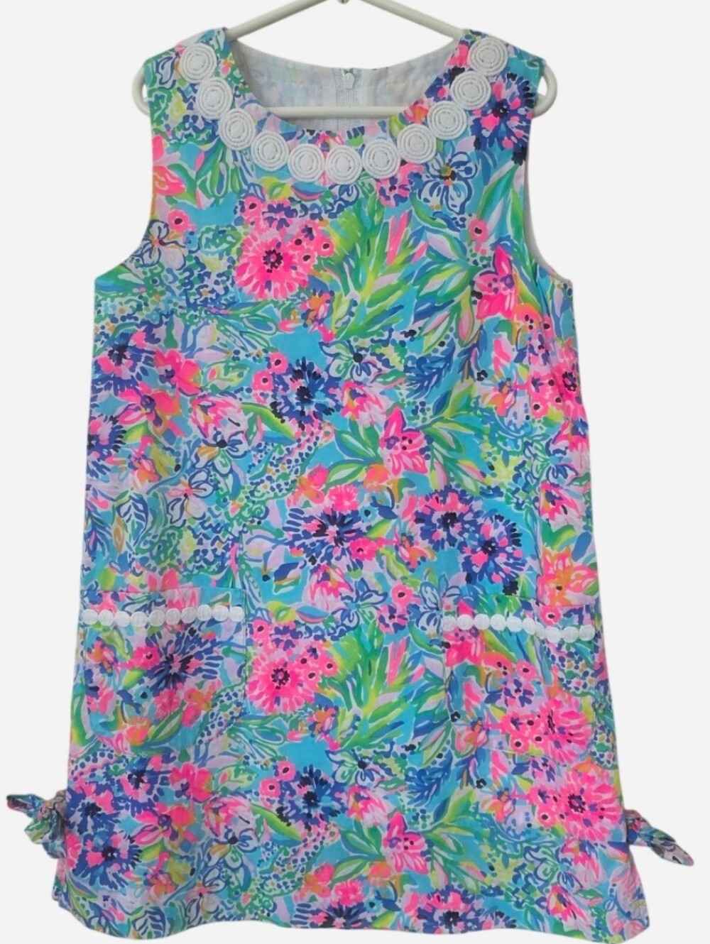 Lilly Pulitzer Amalfi Coast shift Dress Girls Size 7